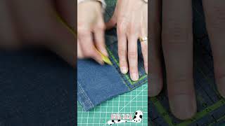 DIY Hemming Jeans Without the Original Hem How To CUT JEANS  Bravo Dada HemJeans ShortenJeans [upl. by Borgeson]