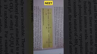 biomolecule zwitterionic neet [upl. by Amrac]