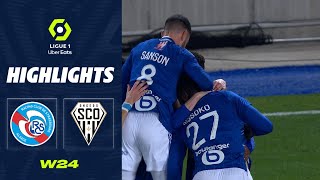 RC STRASBOURG ALSACE  ANGERS SCO 2  1  Highlights  RCSA  SCO  20222023 [upl. by Hsekin]