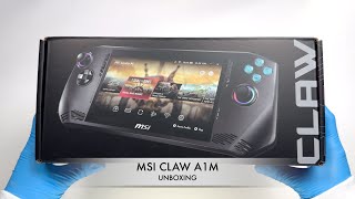 MSI Handheld CLAW A1M Unboxing ASMR [upl. by Ical]