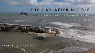 The Day After Hurricane Nicole  Matanzas Inlet to Marineland [upl. by Brighton]