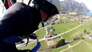 Laminar Z9 Feuerkogel  Zimnitz  Approach amp Landing in Ebensee 30314 [upl. by Omlesna]