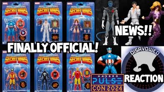 MARVEL LEGENDS PULSE CON 2024 NEW FIGURES ANNOUNCED  SECRET WARS  WOLVERINE SPIDERMAN  MORE [upl. by Melisse]