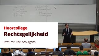 Rechtsgelijkheid  hoorcollege prof mr Roel Schutgens [upl. by George544]