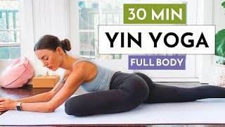 30 Min Yin Yoga  Deep Full Body Stretch for Tension Release [upl. by Swor]