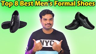 ✅ Top 8 Best Mens Black Formal Shoes in India 2020 With Price  Leather Shoes Review amp Comparison [upl. by Morganica]