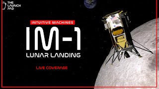 LIVE NASA IM1 Lunar Landing [upl. by Nylasoj]