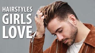 5 HAIRSTYLES GIRLS LOVE ON GUYS  Best Mens Hairstyles  ALEX COSTA [upl. by Siurtemed]