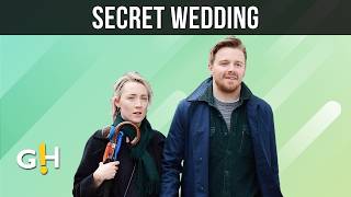 Saoirse Ronan amp Jack Lowdens Secret Scottish Wedding Revealed  Entertainment News [upl. by Florri]