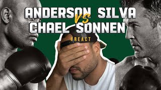 REAGINDO A LUTA DE ANDERSON SILVA X CHAEL SONNEN reaction boxing andersonsilva [upl. by Adnirak]