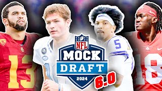 2024 NFL FirstRound Mock Draft For All 32 Picks 60 THE DRAFT IS SET  TPS [upl. by Rod]