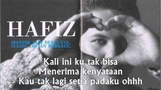 Patah Hati  Hafiz AF7 Lyric [upl. by Cristen]