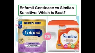 Enfamil Gentlease vs Similac Sensitive Which is Best [upl. by Asillim]