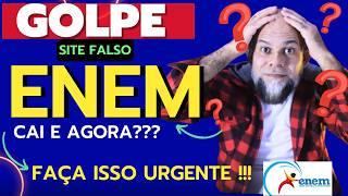 GOLPE do Site Falso do ENEM VEJA COMO EU FIZ PARA Tentar RECEBER O DINHEIRO DE VOLTA [upl. by Oates]