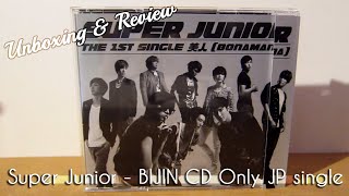 Super Junior  BIJIN Single CD Only Version Japanese Release CD Unboxing amp Review [upl. by Will]