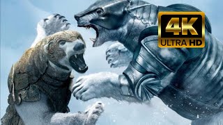 The Golden Compass  All Bosses Fight  Iorek Byrnison Fights  ZigZagGamerPT [upl. by Atsirtal473]