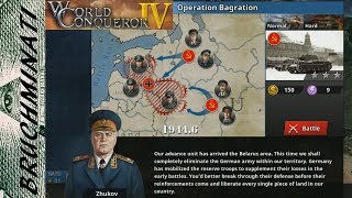 Allies Campaign Operation Bagration 7 No Generals World Conqueror 4 [upl. by Stagg]