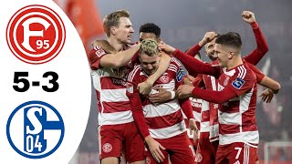 Fortuna Düsseldorf VS Schalke 04 53 Highlights  Bundesliga 20232024 [upl. by Ariana]