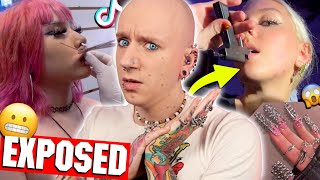 Terrible Piercing Studio EXPOSED  New TikTok Piercing Fails 29  Roly [upl. by Froh]