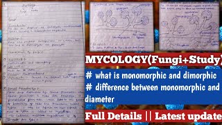 mycology  Fungi Study  mycology microbiology [upl. by Reine927]