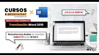 📝 Nuevo Curso Word 2010 para Tramitación Procesal 👉 ¡Resuelve tus dudas [upl. by Lein]