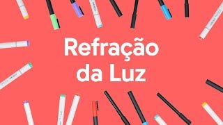 REFRAÇÃO DA LUZ  MAPA MENTAL  QUER QUE DESENHE  DESCOMPLICA [upl. by Adams]