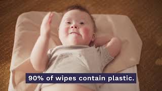 Pura 100 Plastic Free Baby Wipes  100 biodegradable  100 compostable  100 Organic Ingredients [upl. by Cindra]