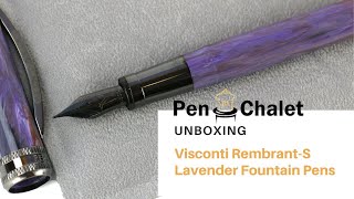 A Blend of Art and Writing Visconti RembrandtS Lavender Fountain Pen Unboxing [upl. by Franni]