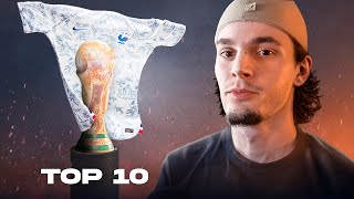 TOP 10 des plus beaux MAILLOTS de la coupe du monde 👕 [upl. by Ahsyla]