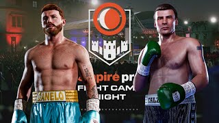 Canelo Alvarez vs Joe Calzaghe  Undisputed Boxing Game Early Access ESBC [upl. by Malvia]