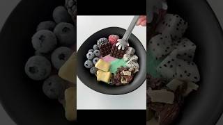 Yogurt bowl ASMR recipe cr blueberrytheta on IG music youtubeshorts newyoutuber smallyoutuber [upl. by Aseena]