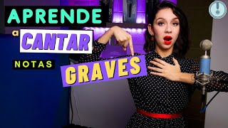 Como Cantar Notas Graves  Ejercicios  Vocal Fry quotClases de cantoquot [upl. by Nahtnhoj]