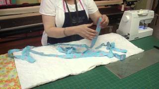 How To Bind a Quilt on a Sewing Machine with Jenny Doan of Missouri Star Instructional Video [upl. by Erastes513]