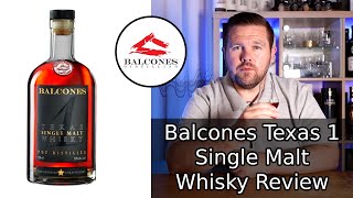 Balcones Texas 1 Single Malt Whisky Review [upl. by Rheba547]