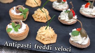 3 ANTIPASTI DELLE FESTE 🎄🎅🏻 FACILI E VELOCISSIMI DA PREPARARE IN ANTICIPO [upl. by Kilan]