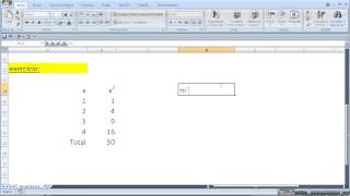 Como usar as Funções SOMAQUAD e CONTSE do Excel para calcular a MÉDIA QUADRÁTICA da Estatística [upl. by Erdnoid]