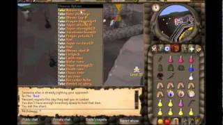 Aggression pk vid 2  oldschool mage bank pking [upl. by Anerac752]