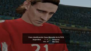 FIFA WORLD CUP 2006  Jornada 9  Argentina  Uruguay  Fase de clasificación [upl. by Yatnoed]