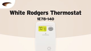 The White Rodgers 1E78140 Thermostat [upl. by Draper]