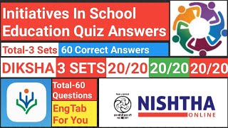 Digital Initiatives in School Education Quiz Answer  CIET NCERT Quiz [upl. by Ishmael]