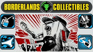 Borderlands Claptraps New Robot Revolution DLC Quick amp Easy Collectibles  Achievement Guide [upl. by Oicnerolf]