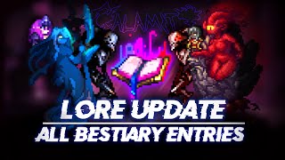 Calamity Mod NEWEST LORE Update  ALL NEW Bestiary Entries  Hellish Harbour  Calamity v203001 [upl. by Inverson]