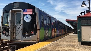 IND Culver Line Subway Library AdWrapped R160B F Train Ride to Ditmas Avenue via Culver Express [upl. by Alberto]