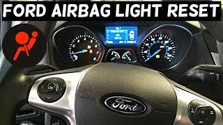 CAN YOU RESET AIRBAG LIGHT ON FORD WITHOUT FIXING THE FAULT [upl. by Inimod]