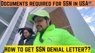 How to get your SSN card amp SSN denial letter from the SSN office in USA Ft Shinda indianinamerica [upl. by Josh]