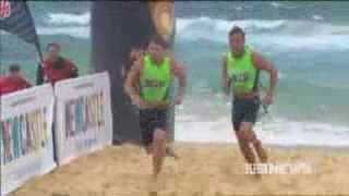 There was an ugly finish to the Newcastle leg of the ironman series with Matt Poole [upl. by Noguchi]