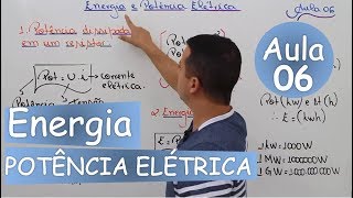 Aula 06  Energia e Potência Elétrica [upl. by Akina]