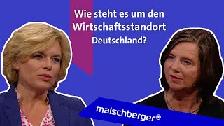 Katrin GöringEckardt Grüne amp Julia Klöckner CDU zu Wirtschaftspolitik  Migration maischberger [upl. by Kehoe527]