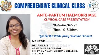 Ante Partum Hemorrhage  COMPREHENSIVE CLINICAL CLASS [upl. by Merell848]