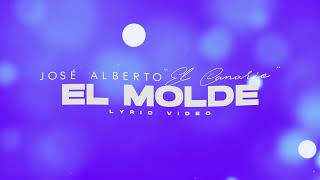 José Alberto quotEl Canarioquot  El Molde Lyric Video [upl. by Amilb]